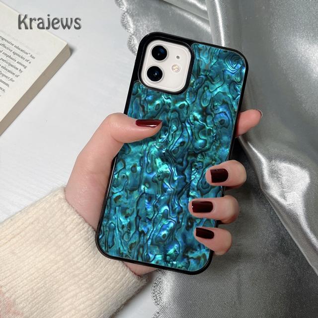 Abalone Sea Texture soft Phone Case Cover For iPhone 17 Air 16 15 14 plus 12 13 pro max coque Shell Fundas