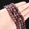 6 8 10mm Natural Ghost Amethyst Beads Round Loose Spacer Crystal For Jewelry Making Diy Necklace Bracelet Accessory