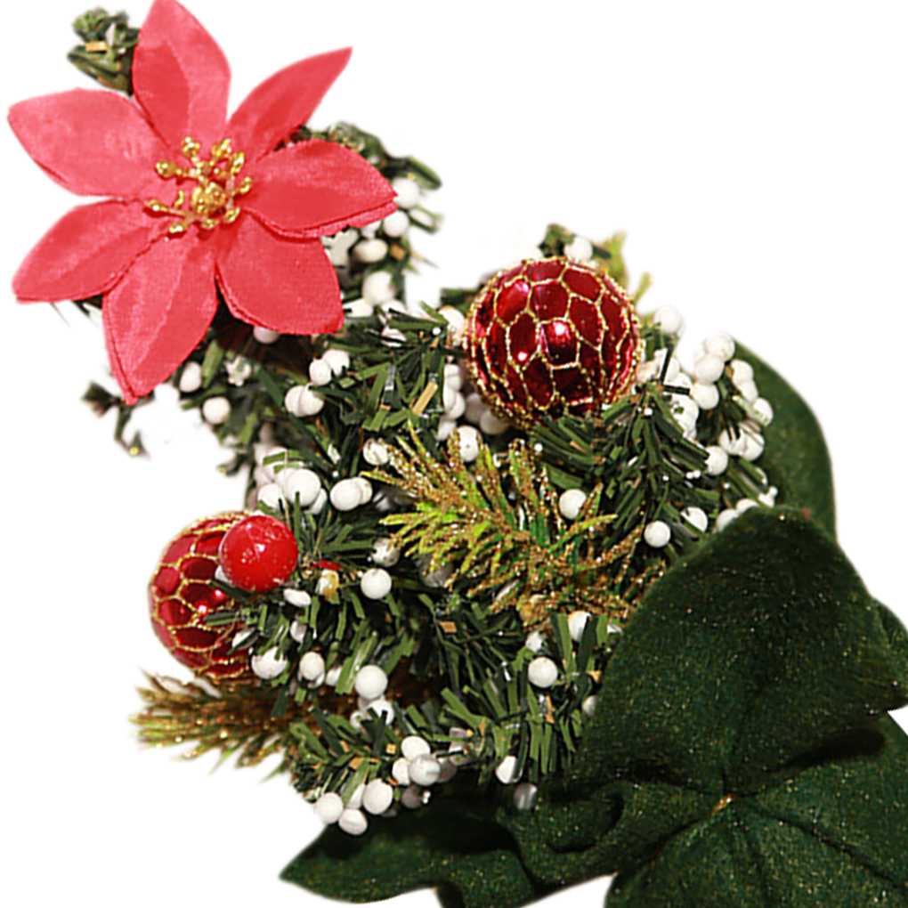 Ornamenti Natalizi Albero di Natale Piccolo Pino Scrivania Tavolo Ufficio Decorazione