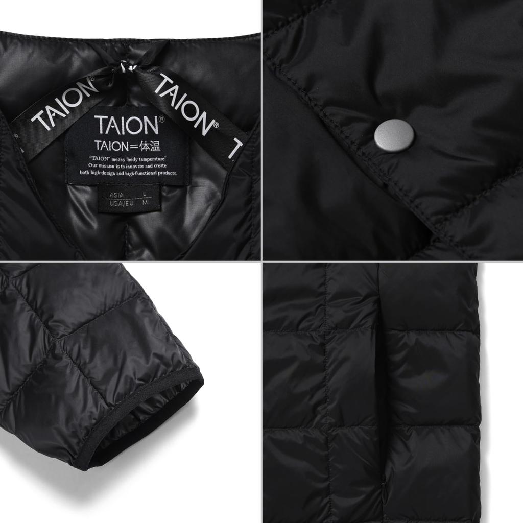 Taion Down Dark Charcoal Women's W101-LONG Jacket,