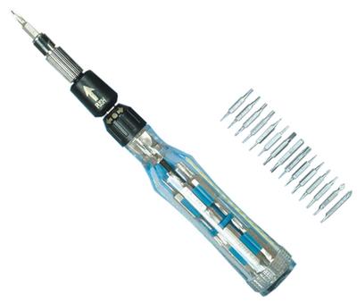 Chave de Precisão Ichinen Access com Micro Catraca 13942 P.Tool Função 30 em 1, Tipo Flexível/Reto,