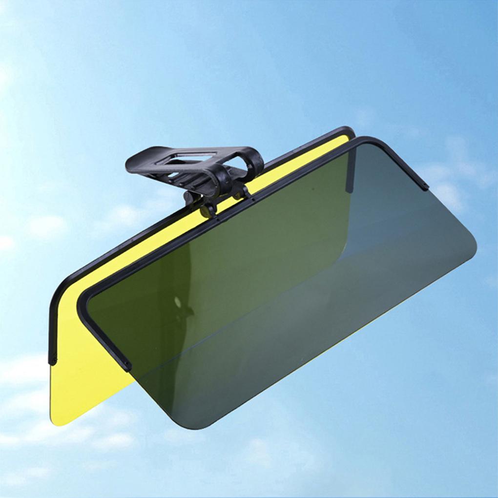 2in1 Day Night Car Sun Visor Extender Universal HD Anti-Dazzle Anti-UV Polarized Sunshade Plate for Safety Driving Car Goggles