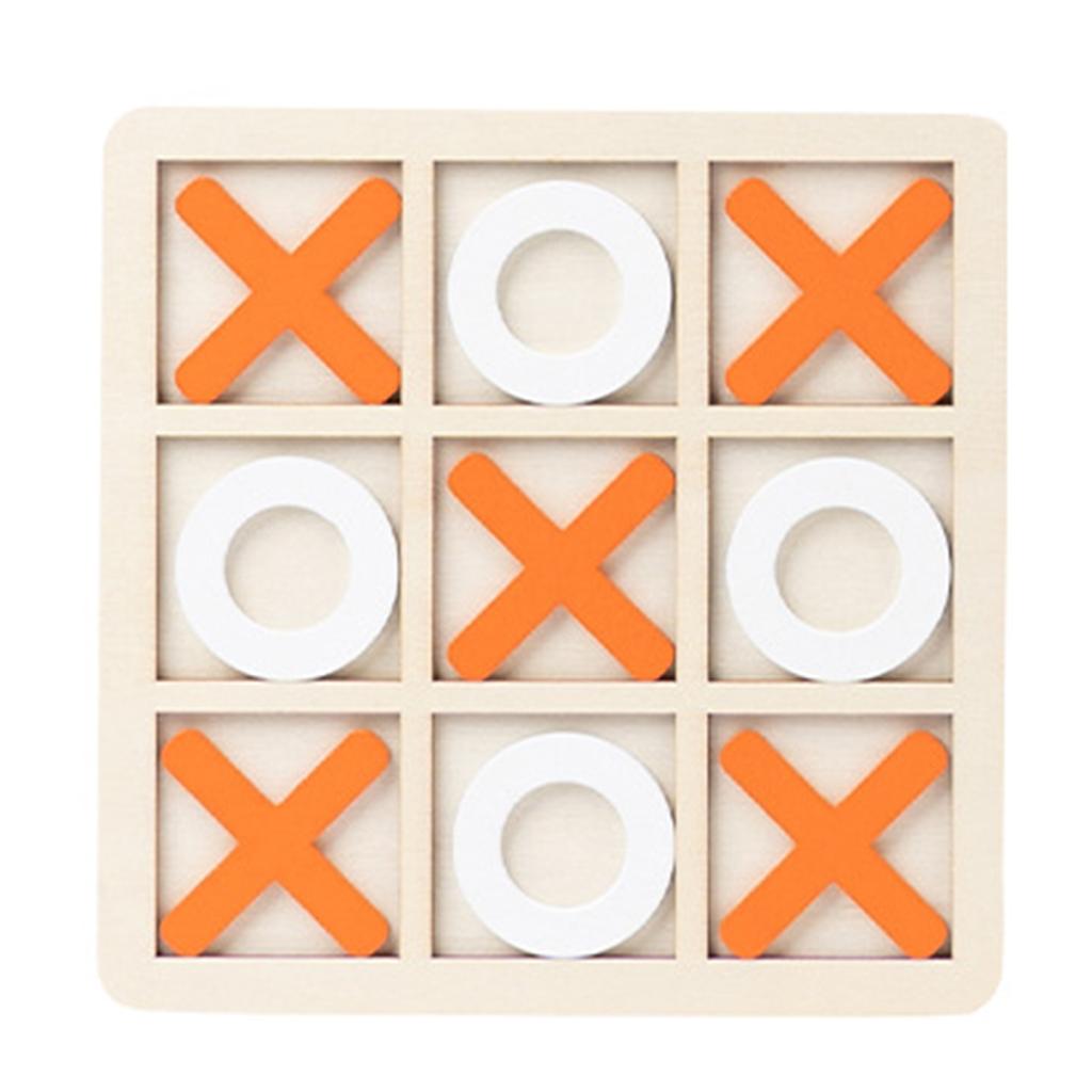 1pc Multicolored Xo & Gobang Design Children 's Puzzle Game Decorative Desktop Ornament Board Game With Parent-child Interaction