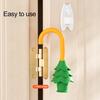 Yousheng Security Key Card Silicone Door Stopper Christmas Tree Shape Baby Safety Anti-Pinch Design Door Guard