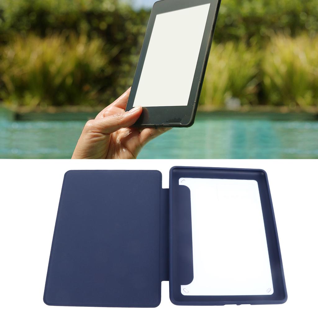 Case for PU Lther Acrylic Cutout Auto Wake Protective Case for 11th Generation