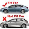 For Toyota Corolla Sedan      Car Rear Window Louver Shutter Cover Scoop Side Vent Trim Windshield Cover