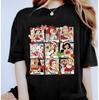 Princess Christmas Costume Shirts Santa Snow White Ariel Aurora Belle Cinderella Disneyland Christmas Matching Shirts