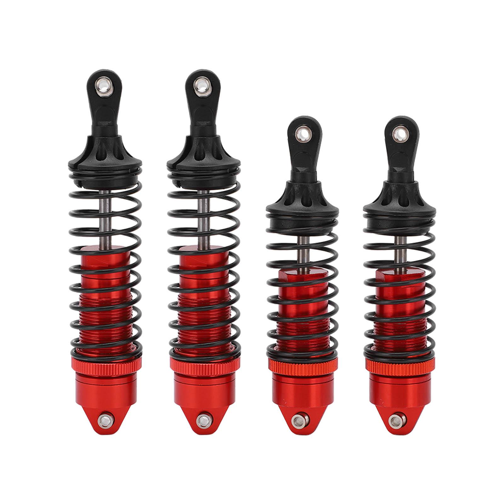 

4Pcs RC Shocks Model Damper Shock Absorber for LOSi Lasernut U4 Tenacity 110 Off Road VehicleBlue червоний