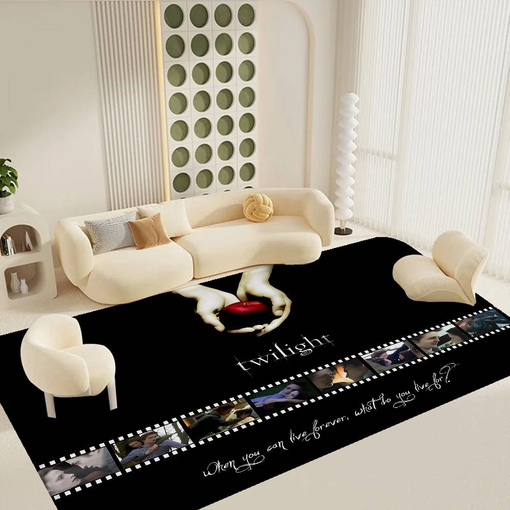 Vampir Fantasy Film T-Twilight Fußmatte Günstiger Rutschfest Modern Wohnzimmer Balkon Bedruckte Nachttischmatten