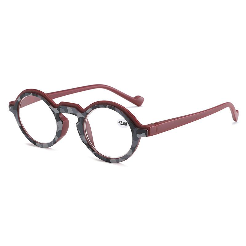 Retro Small Round Frame Reading Glasses, Trendy Personalized Reading Glasses, Hip-Hop Reading Glasses
