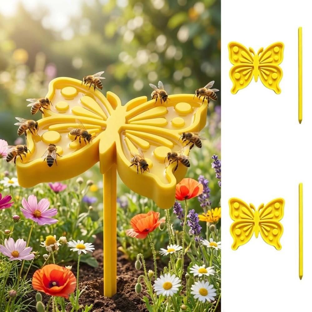 Garden Decoration Bee Butterfly Water Dispenser Plastic Bee Watering Station Party Festivity