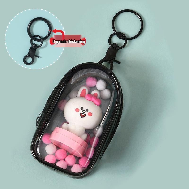 High Transparency 3D Baby Stroller Bag - Clear Show & Storage Bag with PVC and Data Cable Pocket