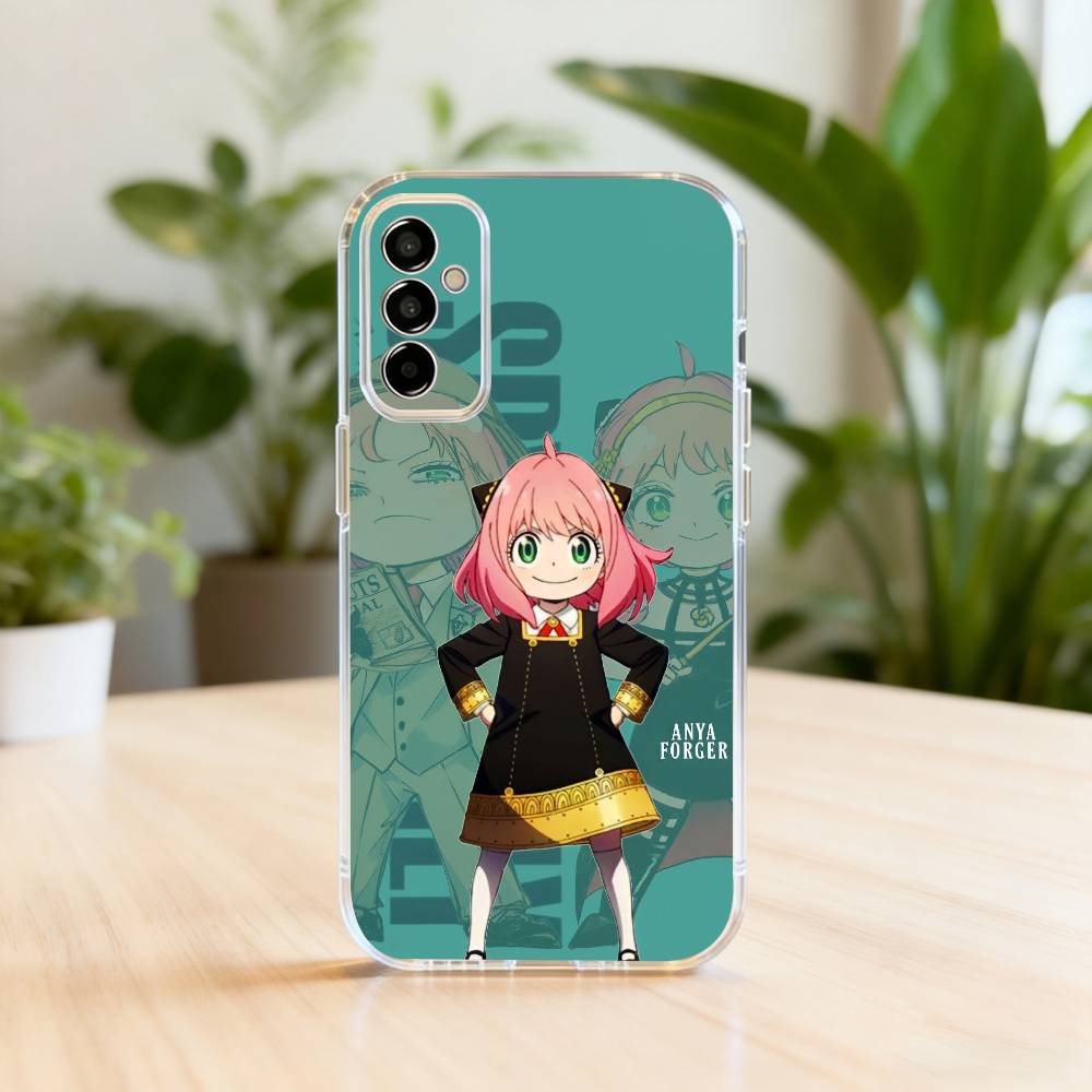 

Handsome cute SpyxF-Family-es Phone Case Transparent Silicone Soft For SamsungA10,12,20,21S,30,31,40,50,51,52,70,71 Samsung a40