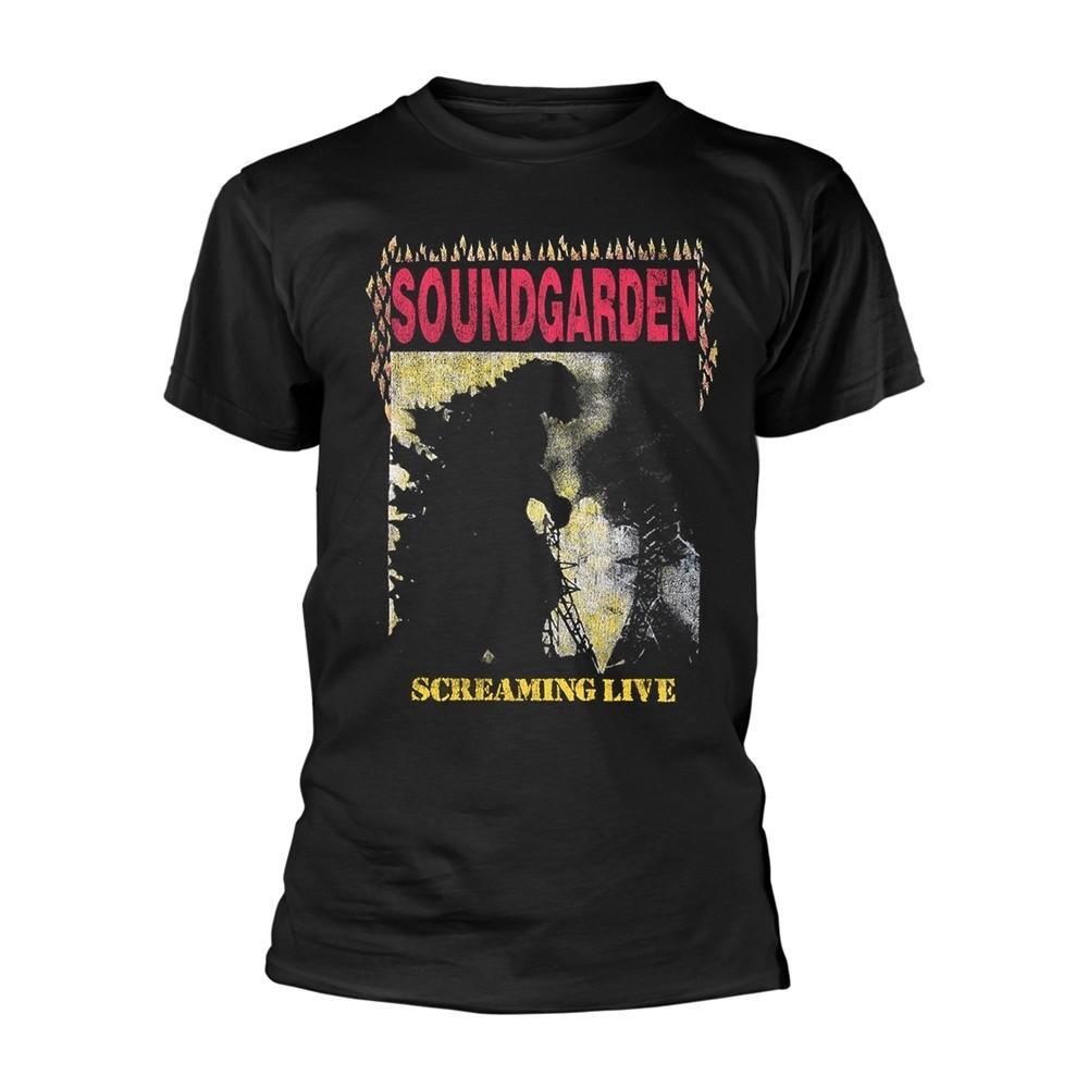 SOUNDGARDEN - TOTAL GODHEAD BLACK T-Shirt, Front & Back Print Small XXXXL