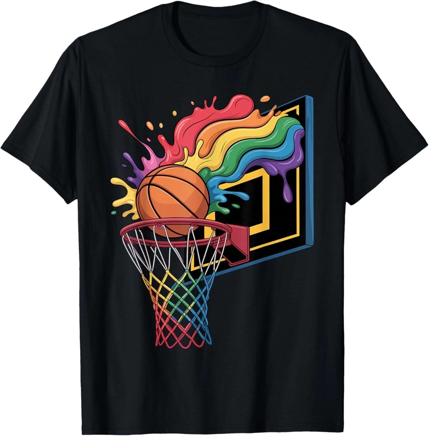 Basketball Art for Men Women Basketball Player Basketball T-Shirt 3XL