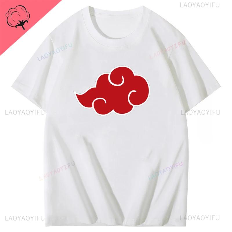 Unisex  Cloud Print T-shirt Comfortable Street Hip Hop Casual Fashion Summer Top Street Wear Harajuku Clothing