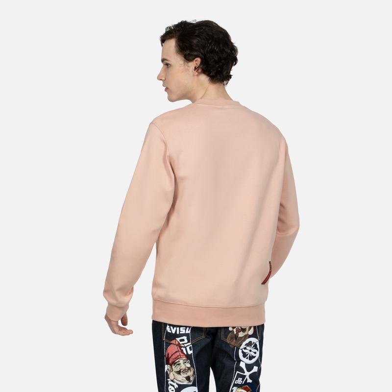 EVISU Sweatshirts Men's Crew Neck Moderate Regular 2EAHTM3SW7065XXCN