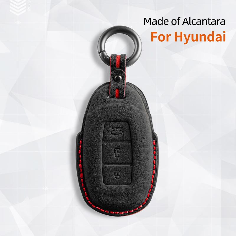 Interior Mouldings 3 Buttons Car Key Case For Hyundai Tucson Santa Fe Rena Sonata Elantra Creta I10 I30 I40 Solaris Accent Cover