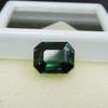 7.70 Ct Natural Green Sapphire Emerald Cut Loose Gemstone CERTIFIED M-70-Ra
