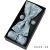 Men's Formal & Casual Bow Tie, Cufflinks, and Pocket Square Set - Korean Style for Weddings & Events