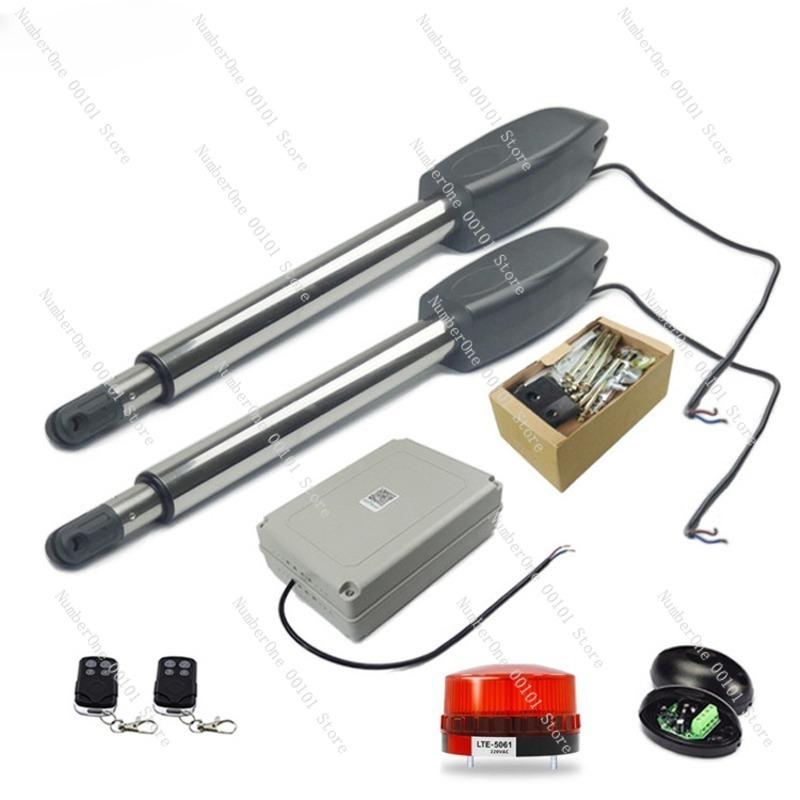 Electric swing gate opener figure-eight telescopic arm villa gate remote control motor automatic opening security door access
