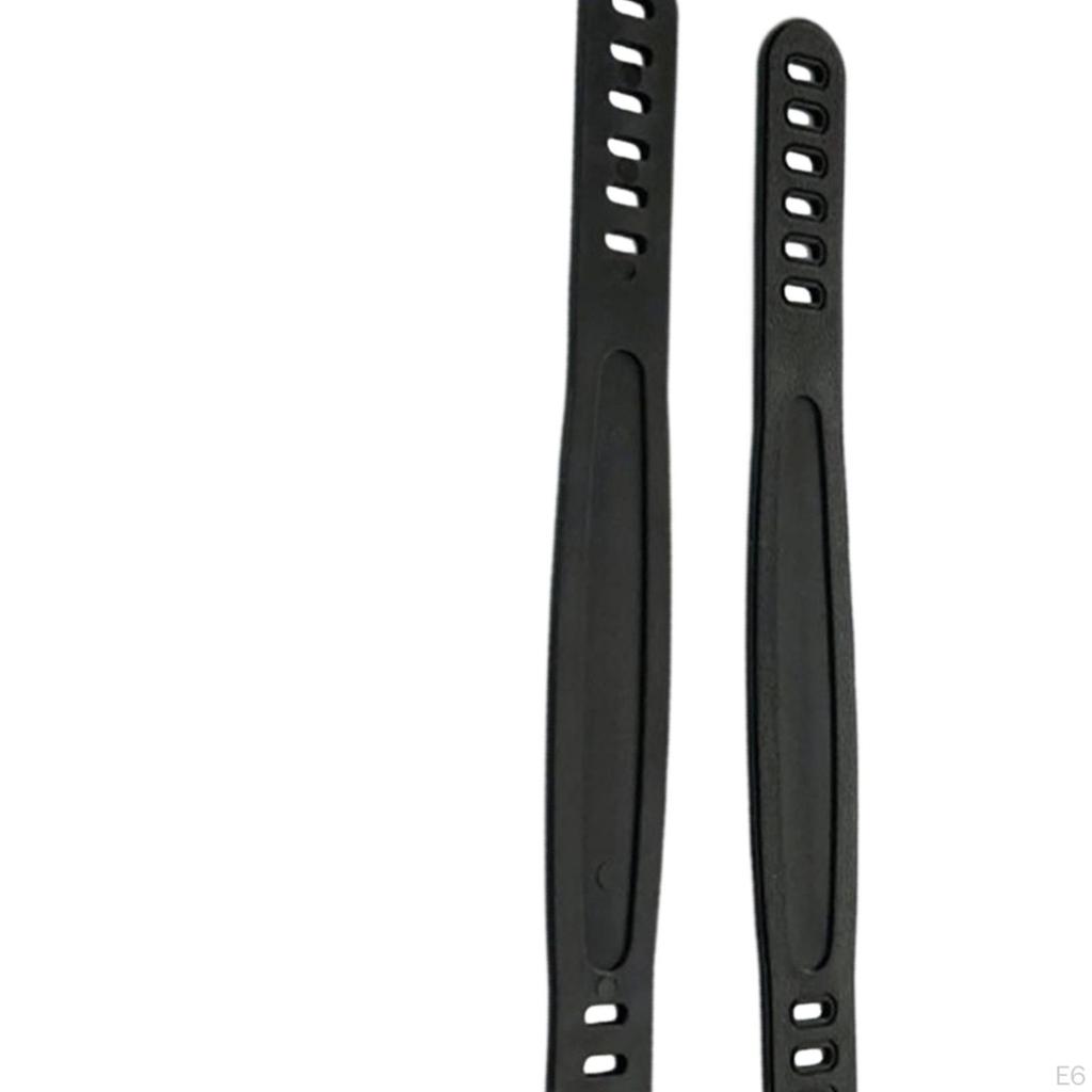 2 Stück Heimtrainer-Pedalriemen Verstellbare Länge Fixierbänder für Heim-Fitnessstudio-Training