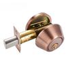 Home Door Gate Single Cylinder Deadbolt Chrome Stainless Steel Dead Bolt Door Lock
