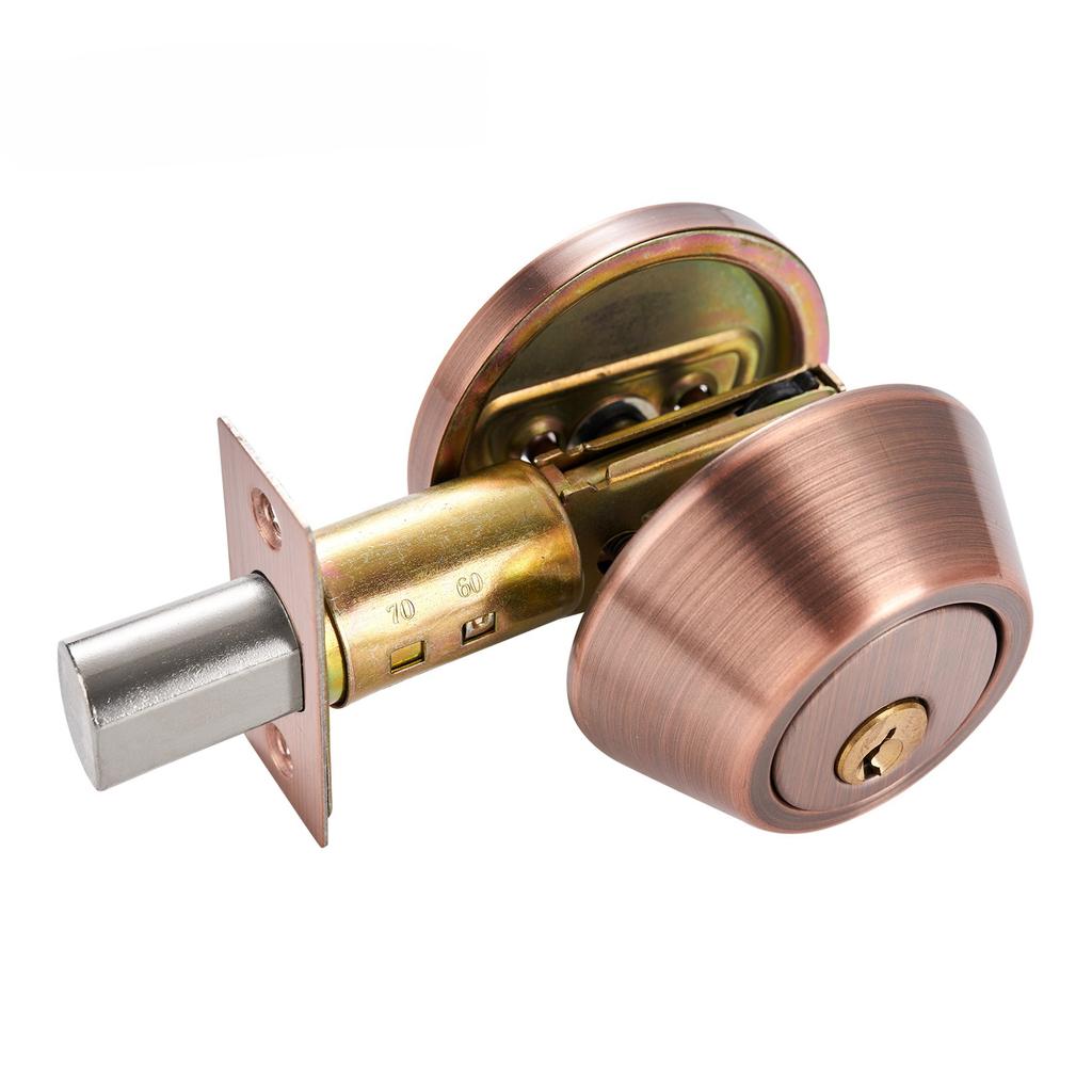 Home Door Gate Single Cylinder Deadbolt Chrome Stainless Steel Dead Bolt Door Lock