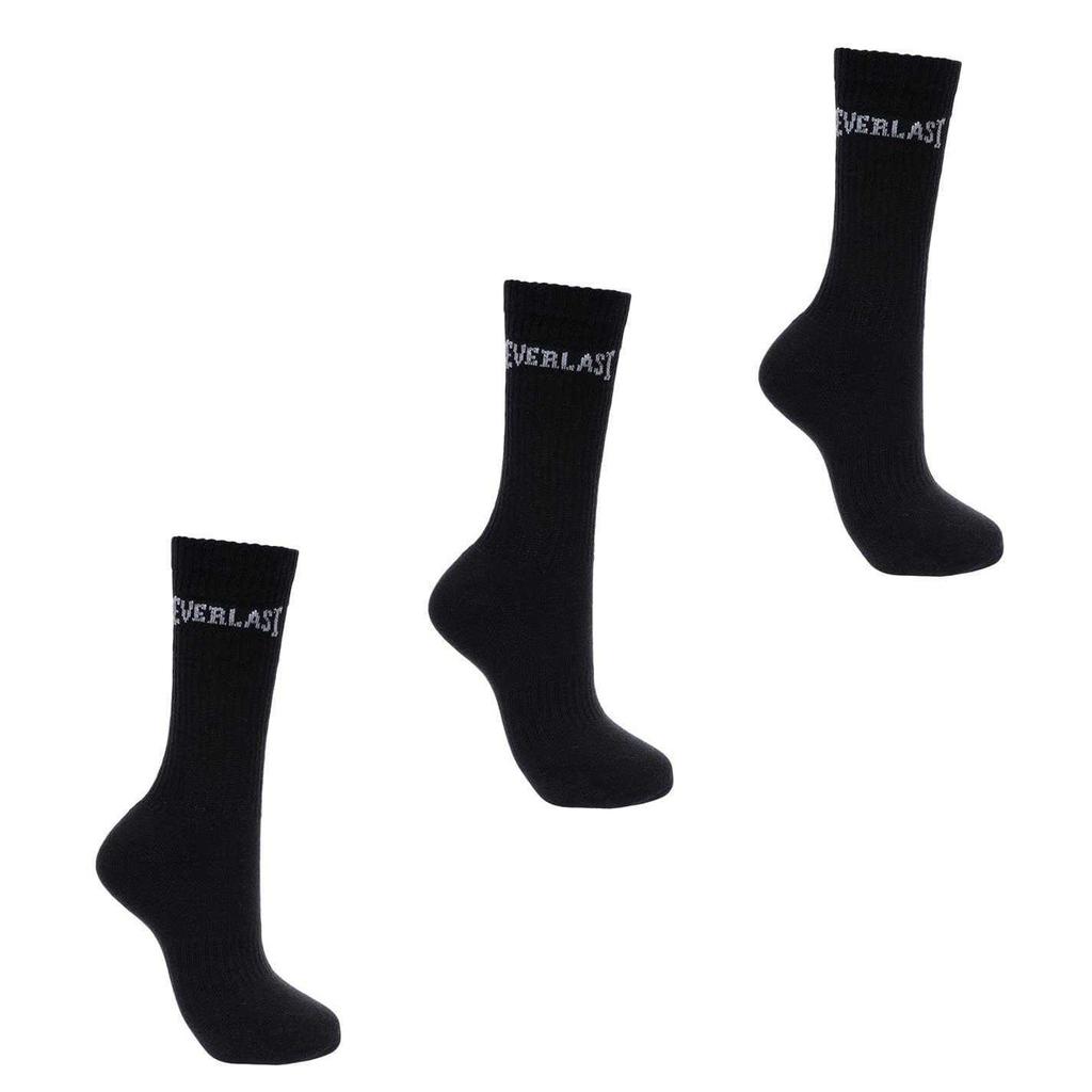Everlast Mens Logo Crew Socks (Pack of 3)