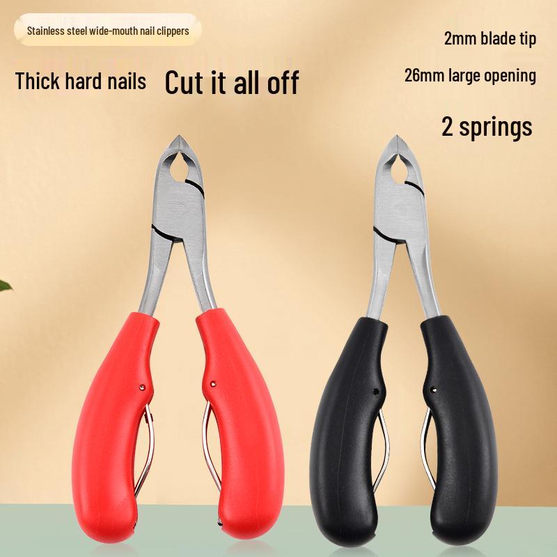 

Stainless Steel Bullhorn Pliers Nail Clippers for Thick Toenails & Paronychia