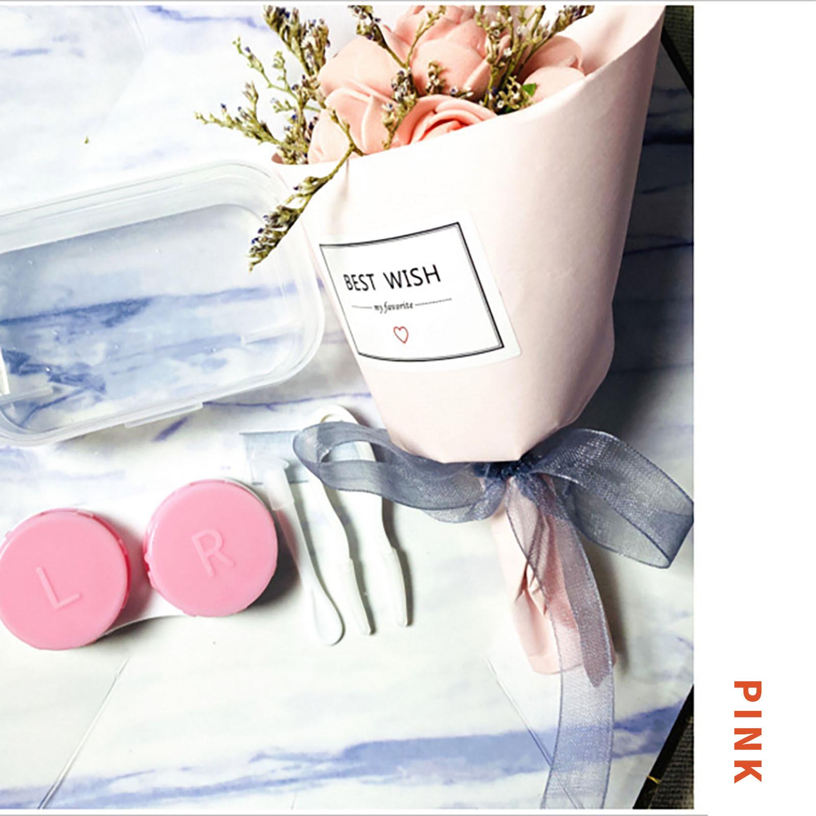 Футляр для очков Двойная коробка Косметическая коробка для хранения контактных очков — фото 8