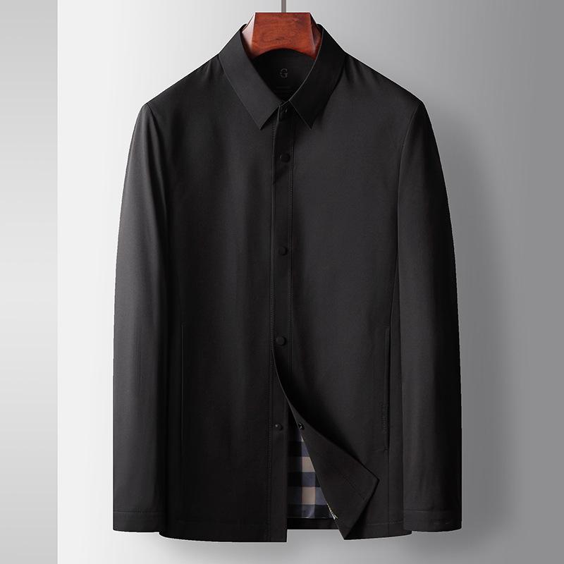 Spring and Autumn Lapel Single-breasted Middle-aged and Young Business Administrative Jacket Civil Servant Casual Jacket