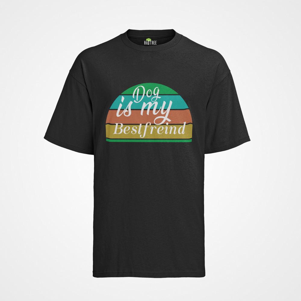 Hunde Hundebesitzer Spruch Dog Is My Bestfriend Bester Freund Bio Herren T-Shirt
