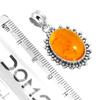 925 Sterling Silver Pendant Women Gemstone Handmade Jewelry Easter Gift Amber Amethyst Black Onyx Carnelian Garnet Quartz Green Onyx Gold Stone