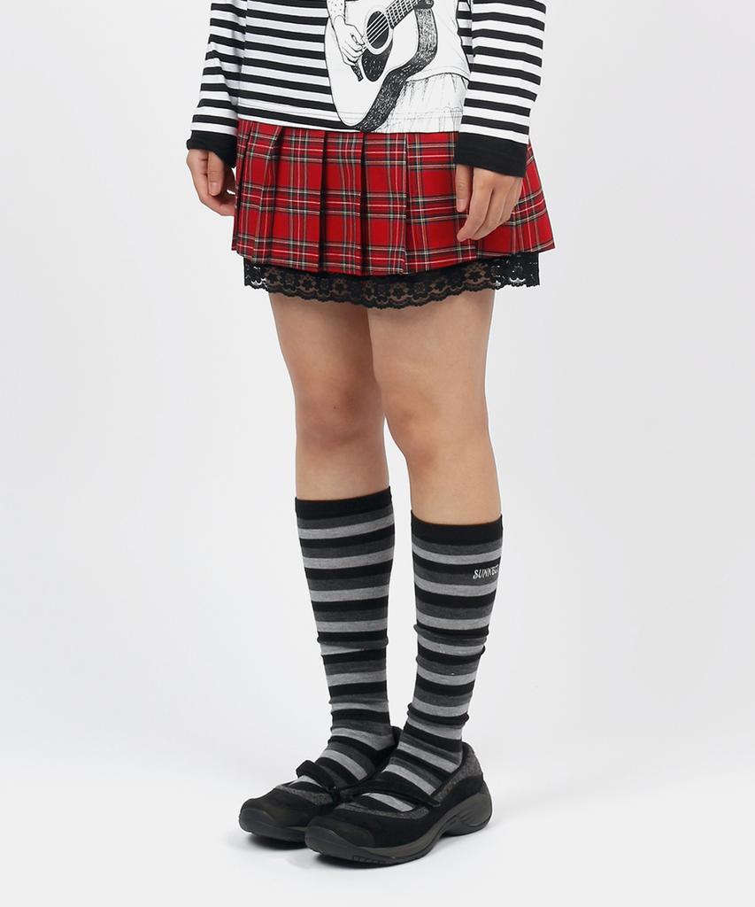 Sseonegteu Stage Pleats Skirt - Red