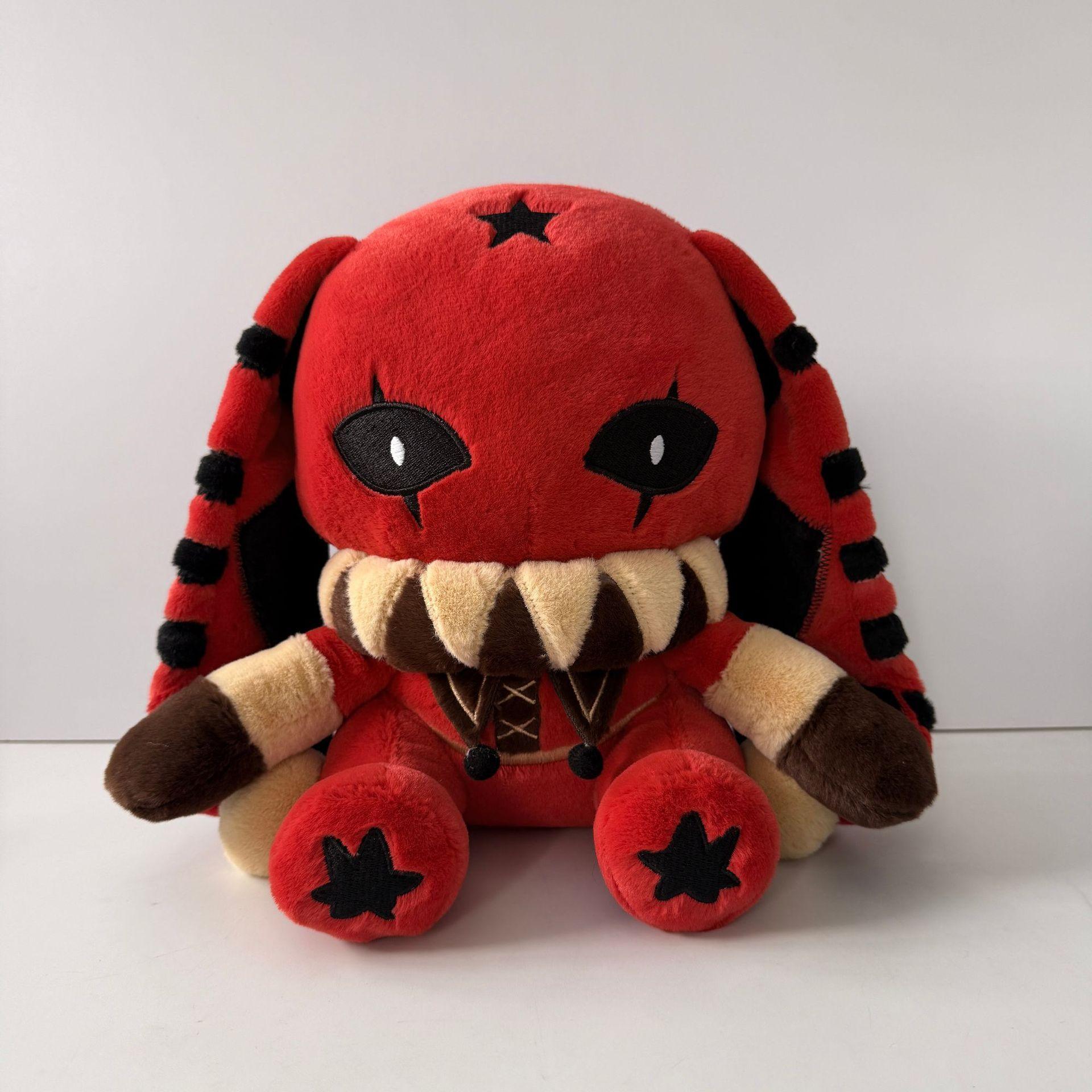The Freak Circus Pierrot Plush Soft Stuffed Rabbit Clown Plushie Doll Horror Game Character Collectible Gift For Fans