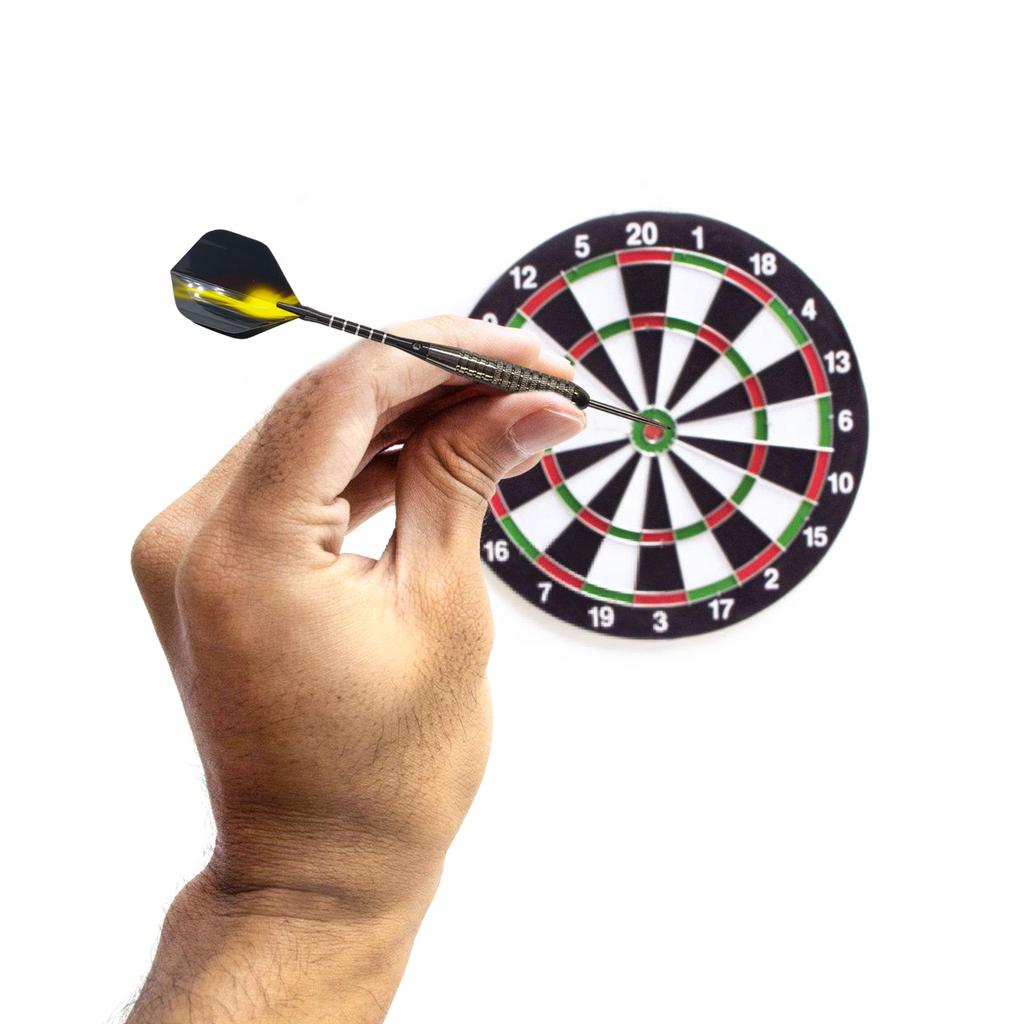 3 Stück Steel Tip Dart Professionelles Metall Dart Set mit Metallschäften und 3 Flights und Darttasche für Enthusiasten