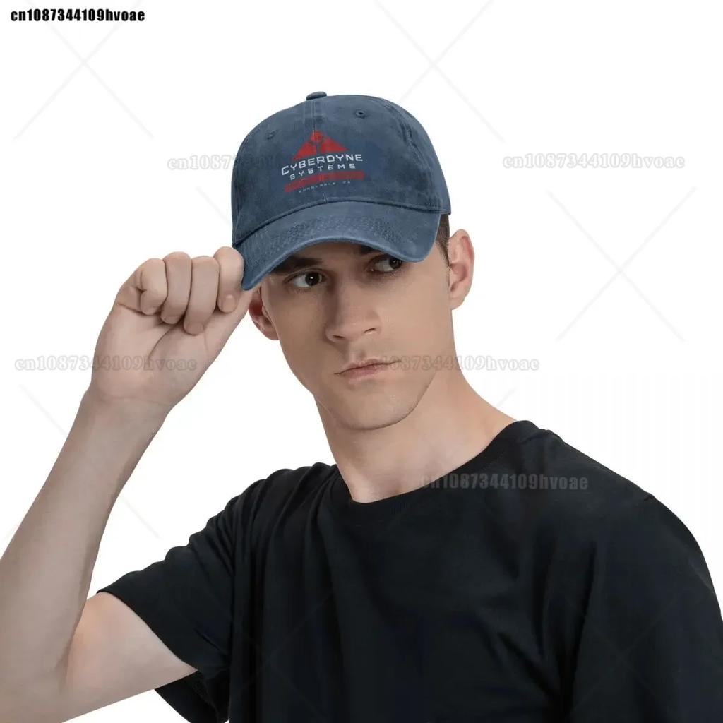Skynet Division Czapki baseballowe Unisex Styl Postarzana Prana Czapka Snapback Terminator Outdoorowe Letnie Czapki Kapelusz