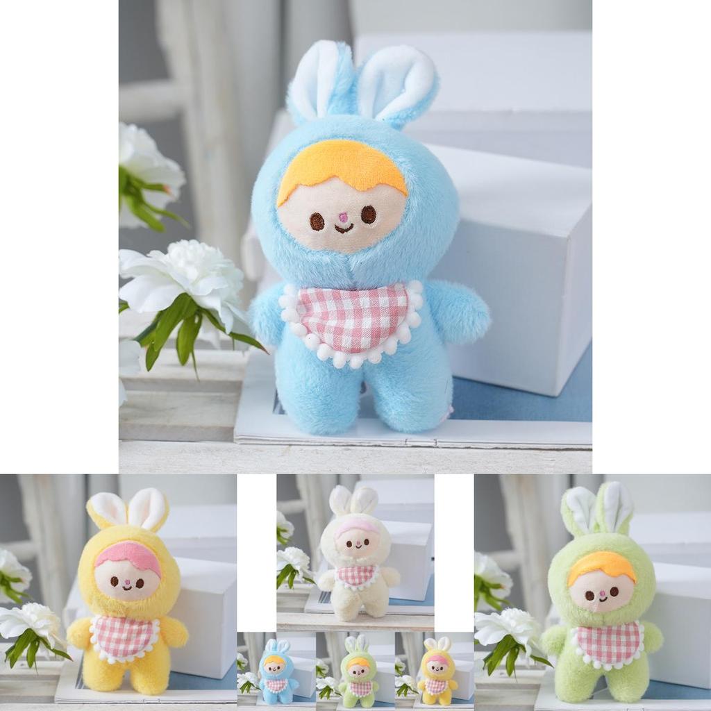 Cartoon Bunny Plush Keychain Toy Made Of Pp Cotton For Kids Gift And Decor