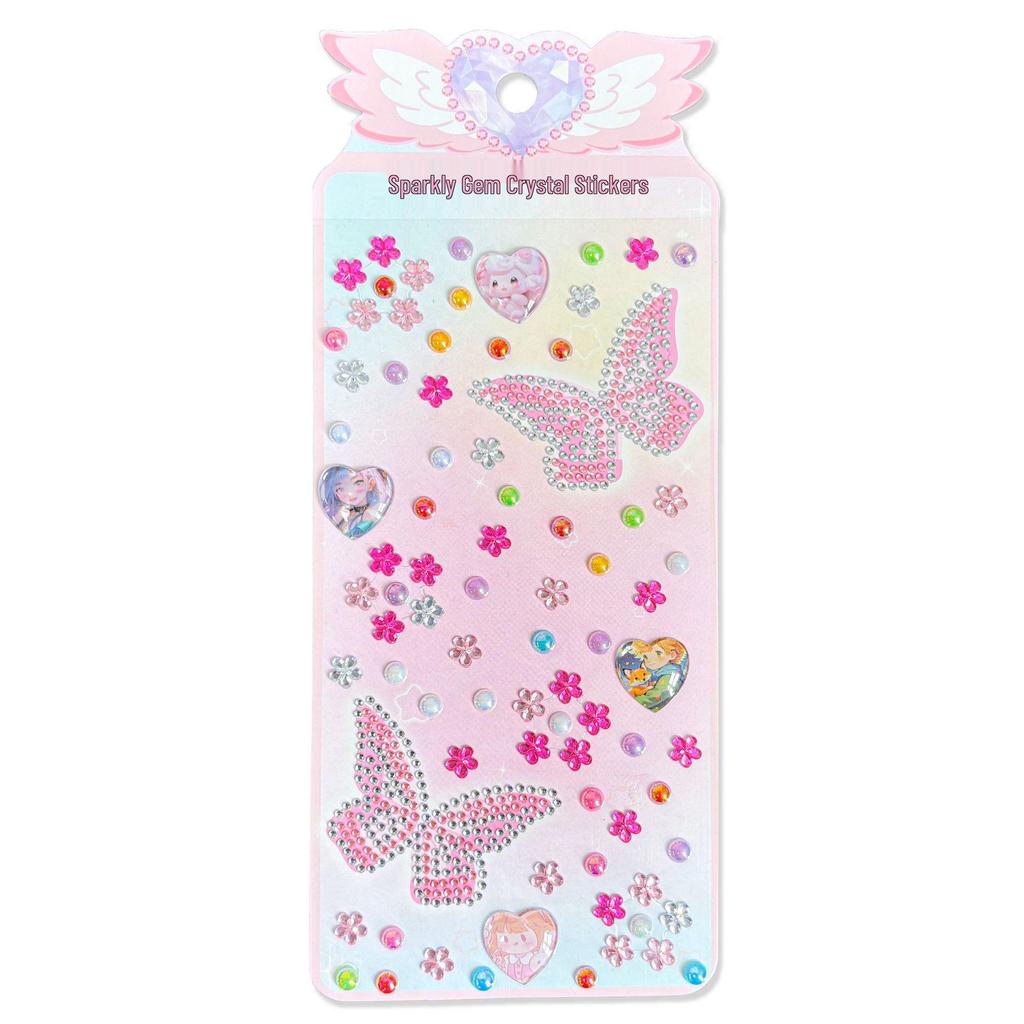 Children's DIY Fairy Wand & Butterfly Stickers with Shiny Gems