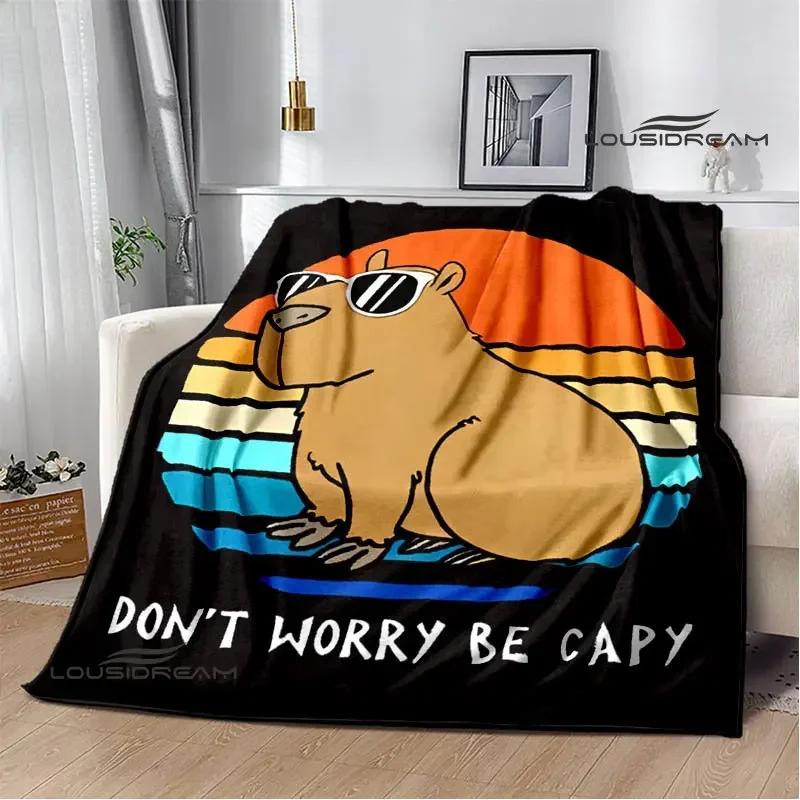 Il Club dei Capibara Coperta anime coperta da lancio copriletto Coperta calda coperte per letti Coperta da picnic regalo di compleanno