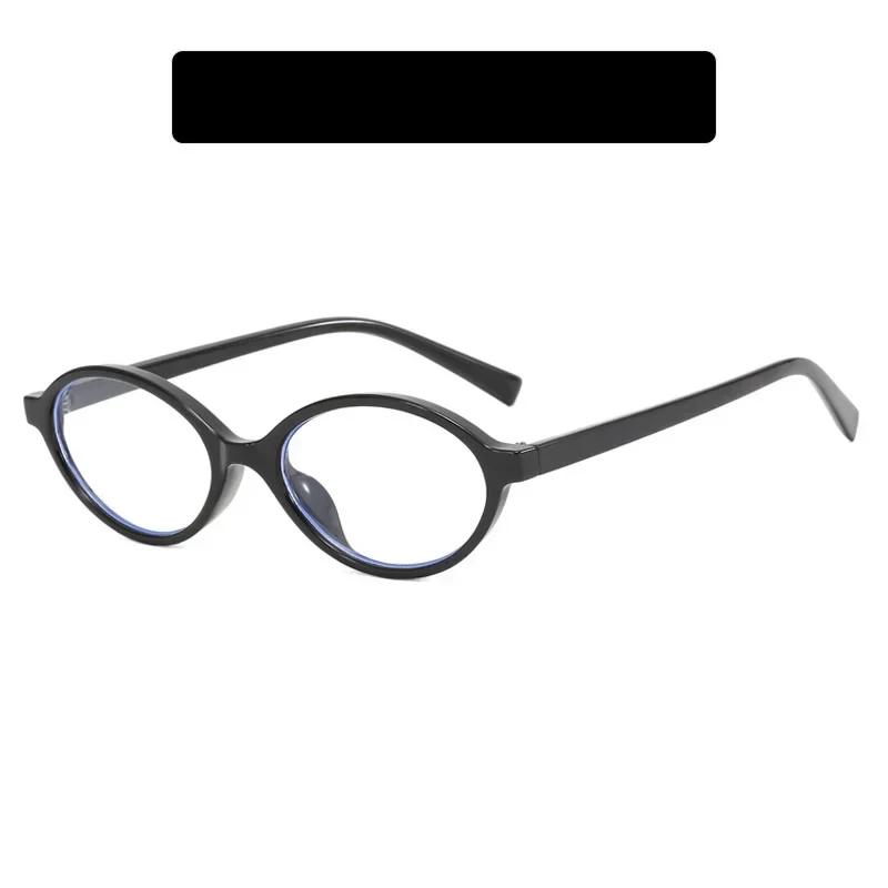 Oval Small Frame Sunglasses Stylish  Student Style UV Protection Sunglasses Transparent Leopard Oculos Glasses for Women