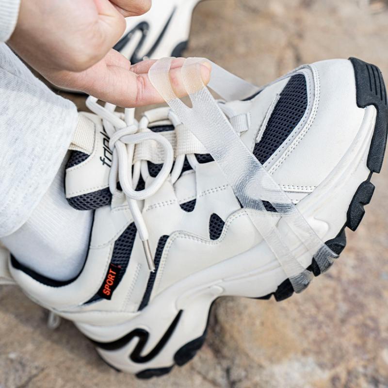 5-tooth Transparent Outdoor Anti-slip Shoe Cover with Invisible Traction Cleats, Ice Grips for Hiking, Trail Running, and Fall Prevention