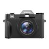 4K HD Mirrorless Retro Camera with Flip Screen, WiFi, 16x Zoom, Image Stabilization, and Beauty Mode.