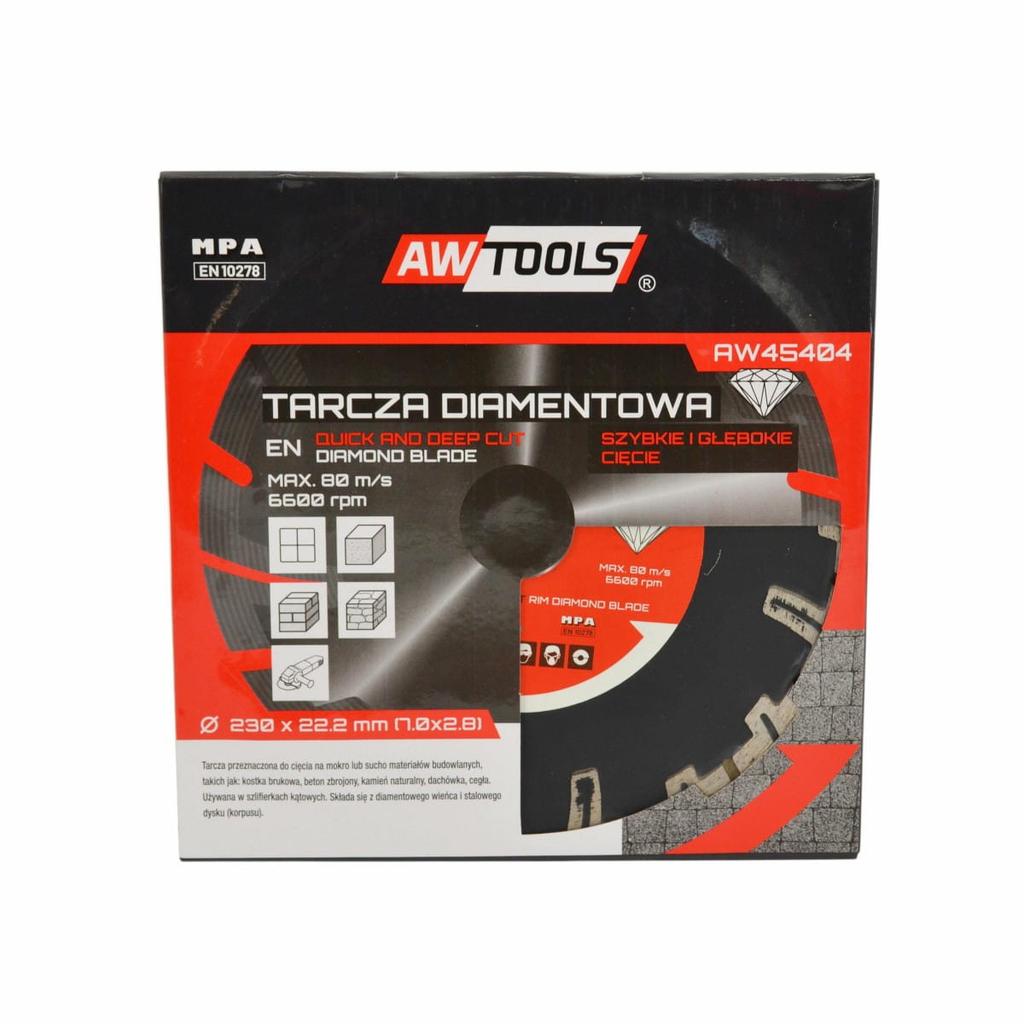 Awtools Tarcza Diamentowa 230X22,2 / Sgc.