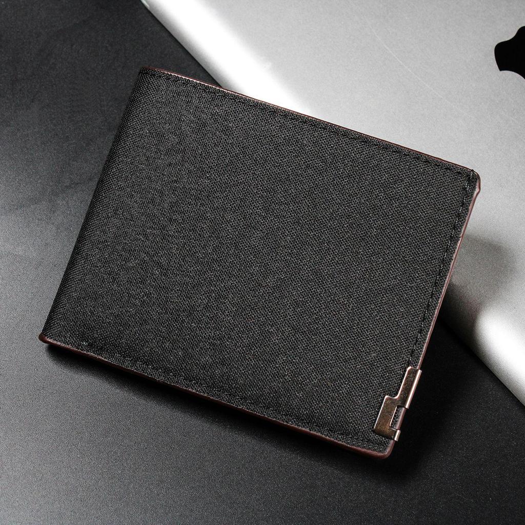 Trendy Youth Denim Wallet: Spacious Horizontal Card Holder with Multiple Slots
