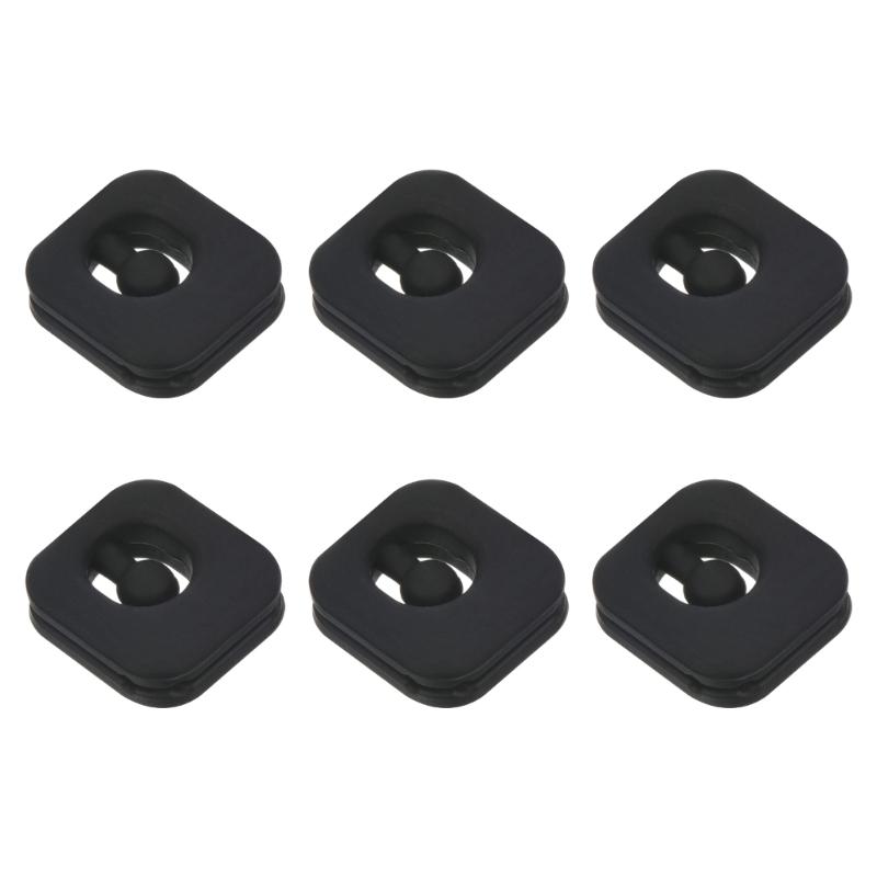 6Pcs Tennis Racket Dampener Tennis Shock Absorbers Soft Silicone Racket Dampener to Reduce Vibration Easy to Install