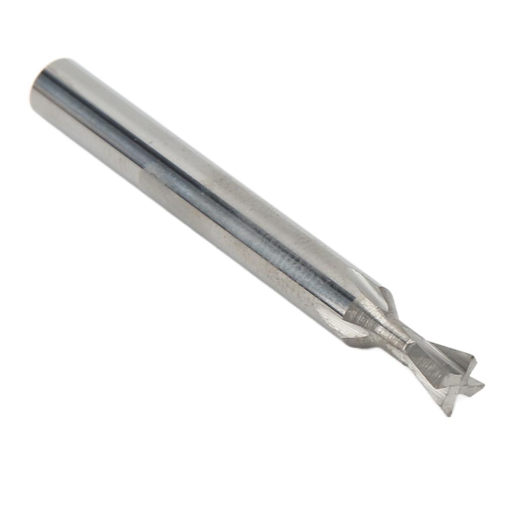 Dovetail End Mill Cutter High Hardness Alloy 5mm 4 Flutes Fast Drilling Milling Cutter for Industry
