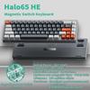 nuphy Halo65 HE Magnetic Switch Gaming Rapid Hall Effect Adjustable Hot 8KHz Polling Rate Keyboard, Trigger, Wired, 67-Key Keyboard, Ultra-Fast