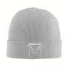 Meowtallica Funny Cat Shirt X Joy Collection Classic Knitted Hat Beanies Autumn Winter Hat Meowtallica Cat Rock Music Caps